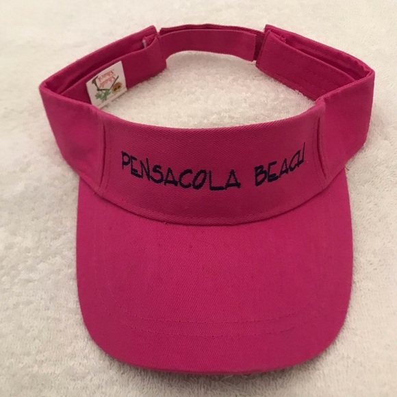 Shade Shack for Pensacola Beach Adjustable Pink Travel Visor - Picture 11 of 13